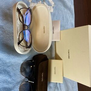Brand new pair of Tom Ford glasses with sunglasses